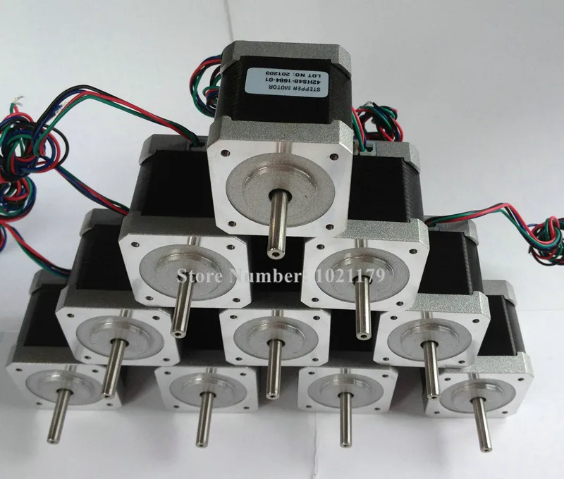Шаговый двигатель NEMA 17 48 мм 1.7A 42BYGH 17HS8401 2 8 V фазы 4 свинцовый шаговый для CNC X Y Z|motor