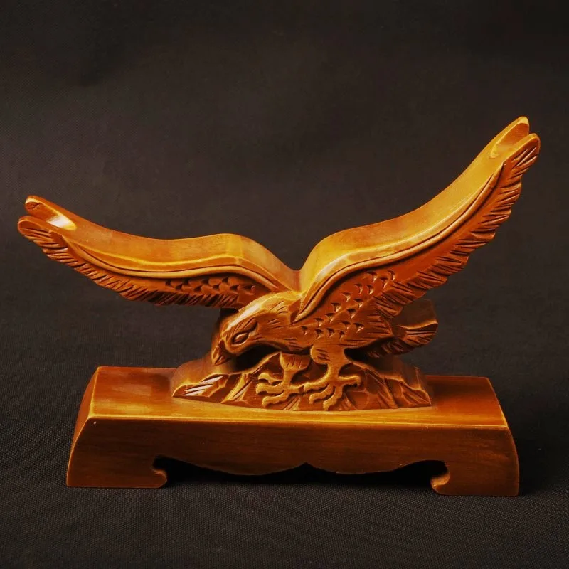 Тонкая деревянная подставка SDJ07B с узором ястреб держатель из резного дерева