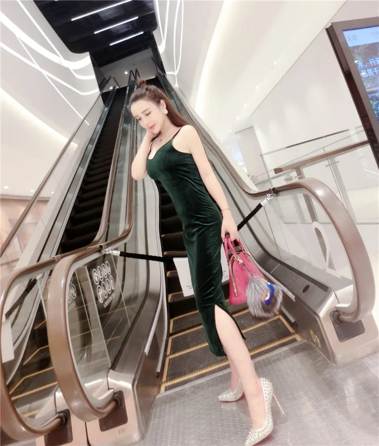 Дешевая Новинка весна лето осень женское модное повседневное сексуальное платье MW210
