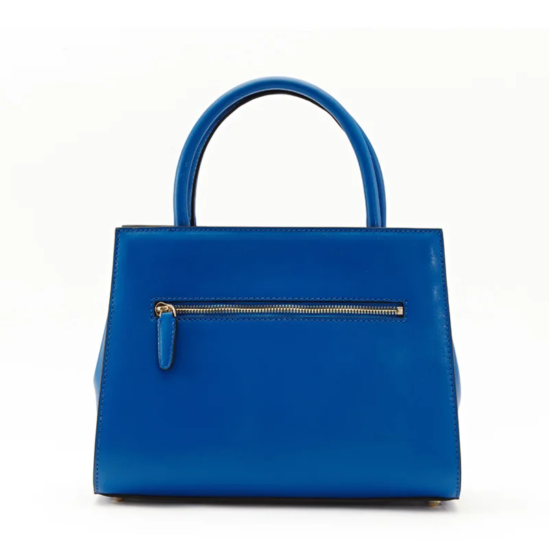 Женские сумки из натуральной кожи Barbie Темно-Синие Деловые современные женские с