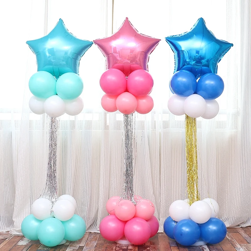 Воздушные шары колонны басы + воздушные свадьба день рождения вечеринка макет