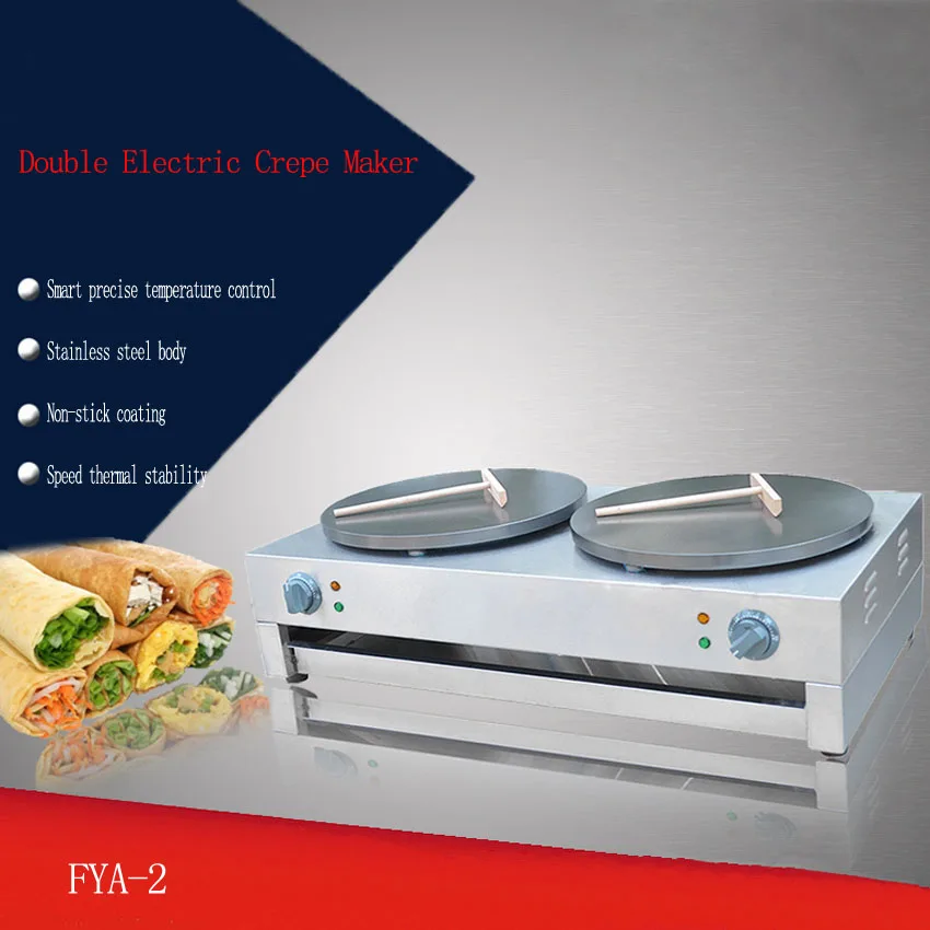 

1PC Electric pancake machine Commercial Scones Making Machine non-stick pancake machine Crepe machine/ Pancakes grill