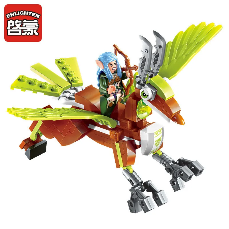 Просвещения Building Block войны of Glory замок рыцарей лорд небо 2 фигурки 290 шт. Гриффин и