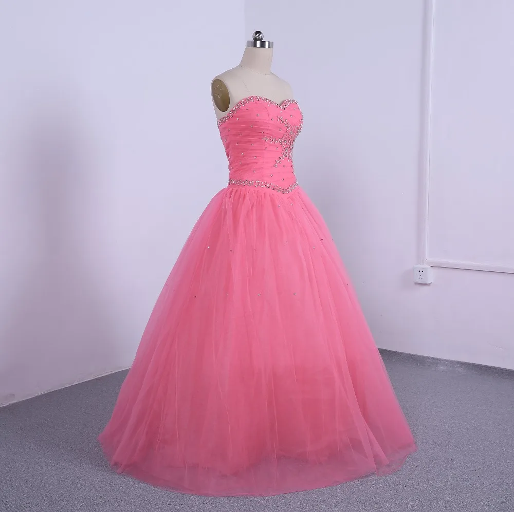Плиссированные Бальные платья quinceanera с блестками и камнями корсет на спине юбка