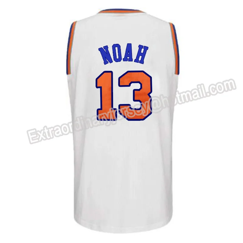 Йоаким Ноа #13 Баскетбол джерси Высокое качество 13 Дешевые продажа 100% прошитой