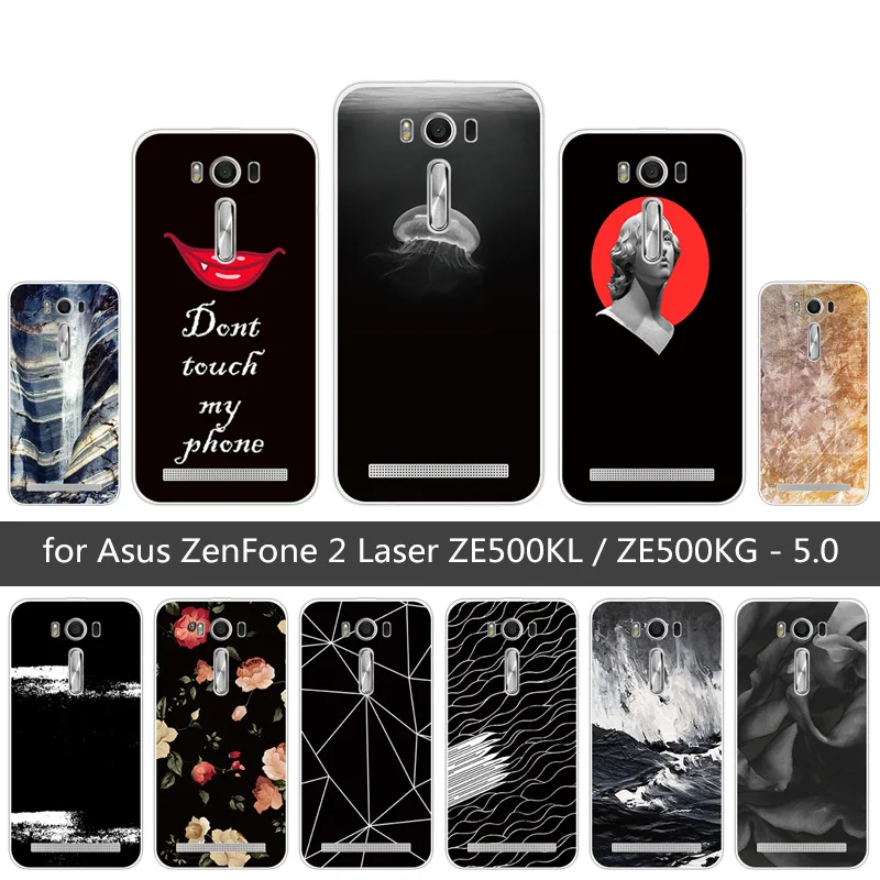 Мягкий силиконовый чехол для ASUS ZenFone 2 Laser ZE500KL роскошная задняя крышка Asus 5 0 &quot