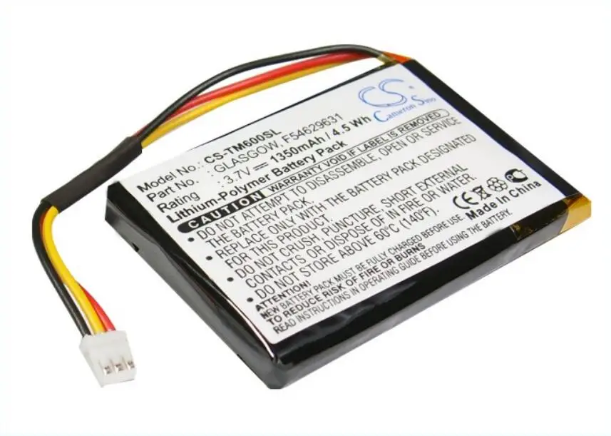 Аккумулятор Cameron Sino 1350 мАч для аккумуляторов TOMTOM One V1 F54629631 GLASGOW|Аккумуляторы
