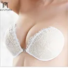 Бюстгальтер-невидимка для свадебных платьев, кружевной дизайн, бюстгальтер с чашками пуш-ап, самоклеящийся, без бретелек, мягкое женское нижнее белье с кружевным декором