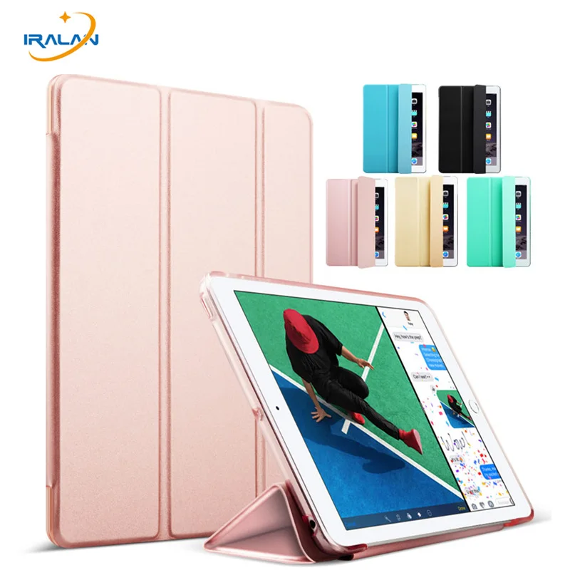 Чехол для iPad 9 7 дюймов 2018 A1893 новая модель искусственная кожа ультра тонкий