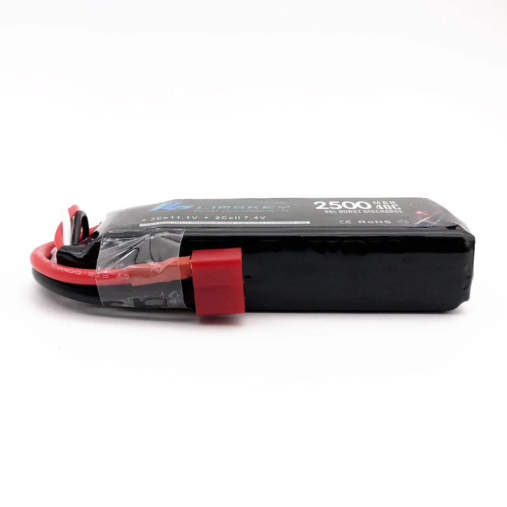 

Limskey RC Lipo Battery 2S 7.4V 2500mah 40C Max 80C for Wltoys 12428 12423 1:12 RC Car Spare parts For Syma X8 Battery