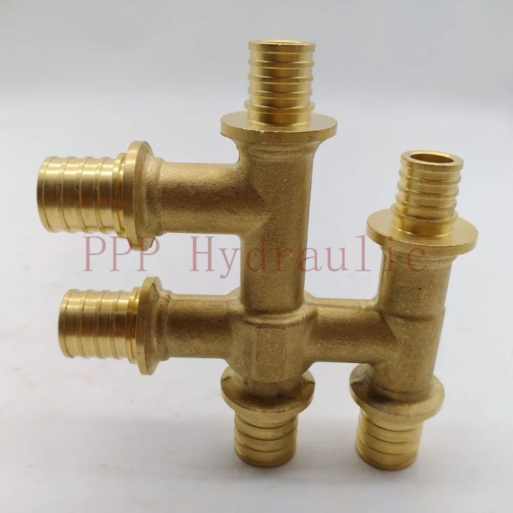 Латунный фитинг для труб TT20-16-20 подходит od16 мм шланг 20 шестисторонний соединитель