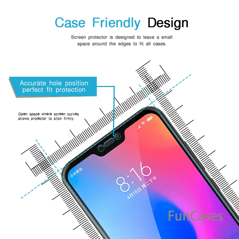 Закаленное стекло для Xiaomi Redmi 6 6A Pro S2 Защита экрана Redme Note 5 Plus A6 защитное Xiomi