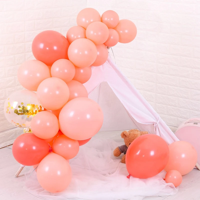 10 шт. коралловые красные латексные воздушные шары для свадьбы вечеринки