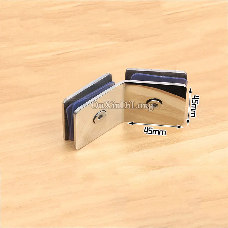 Высококачественный стеклянный держатель из нержавеющей стали на 135 градусов 4 шт.