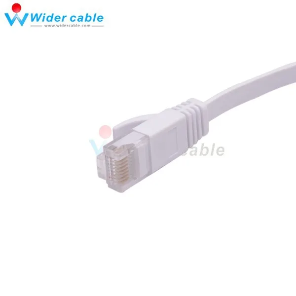 10 м 15 полный медный фотокабель 8P8C плоский кабель CAT6 Ethernet Lan белый цвет|ethernet lan cable|lan