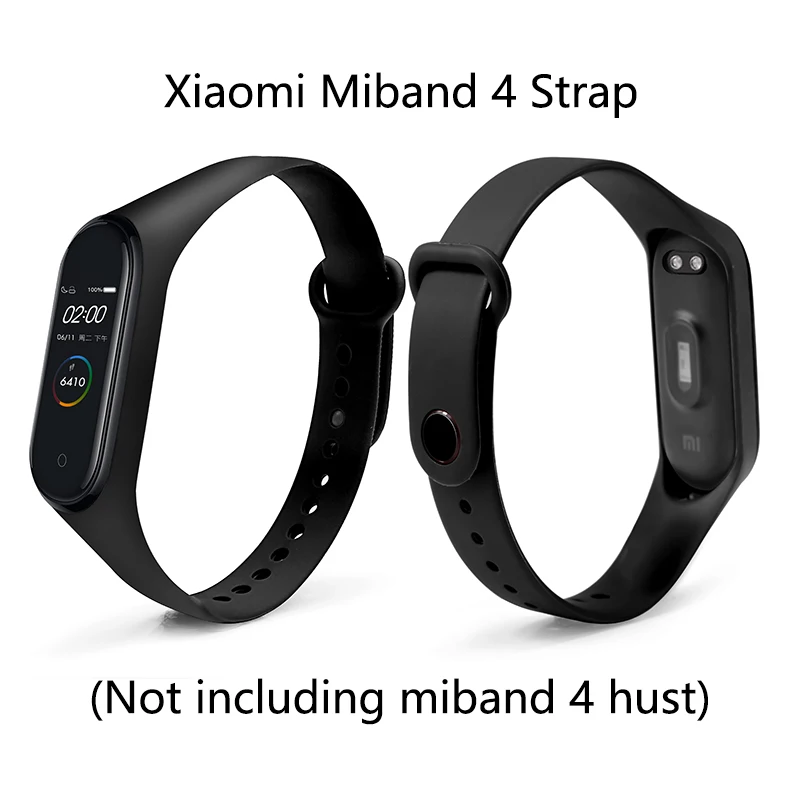 BOORUI mi band 4 ремешок для xiaomi mi band 4 ремешок на запястье чистый цветной relogio inteligente силиконовый сменный для xiaomi mi 4