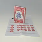 Отмеченная колода игральные карты покер Волшебные Трюки крупным планом магии уличная иллюзия, трюк, реквизит, ментализм простой, но неожиданная тайна