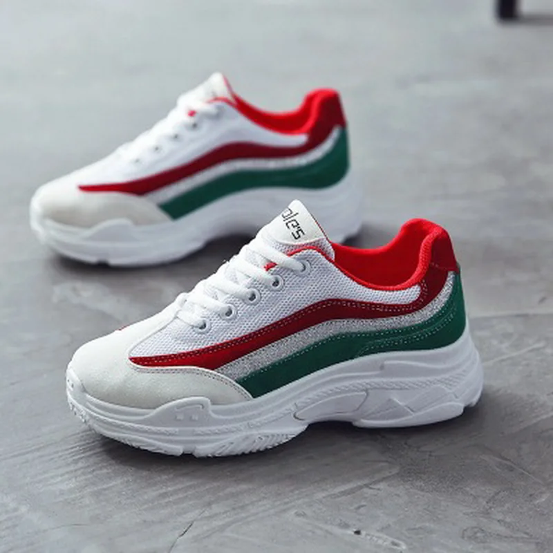 Кроссовки для папы 2018 обувь белые туфли на шнуровке разноцветные кроссовки