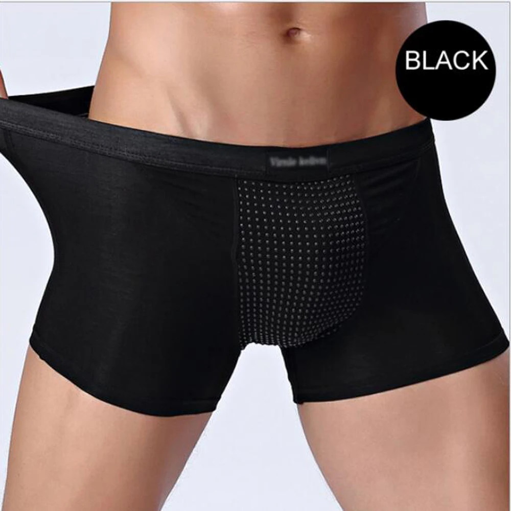 New Men Underwear Mens Sexy Magnetic Therapy Boxer Hombre Shorts Health Care Breathable Casual Male Panties | Мужская одежда