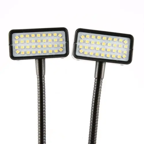 WS-2 36LED 5600k вспышка для камеры металлический шланг произвольный ЖК-дисплей микро