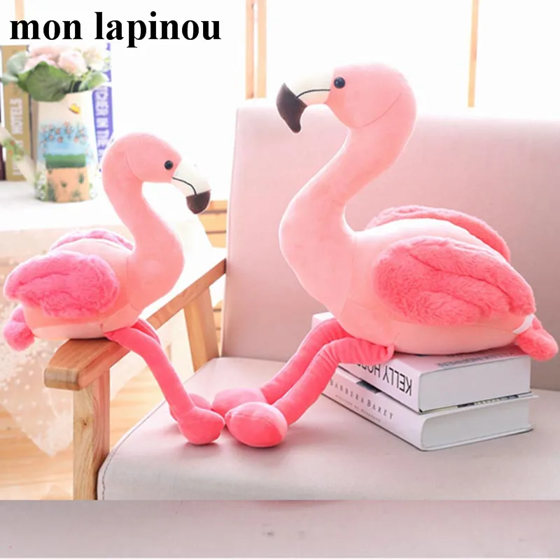 Mon Lapinou 1 шт. 25 см 35 см 50 см плюшевые игрушечные Фламинго Мягкая кукла птица розовый Фламинго детские игрушки свадебный подарок высокое качество