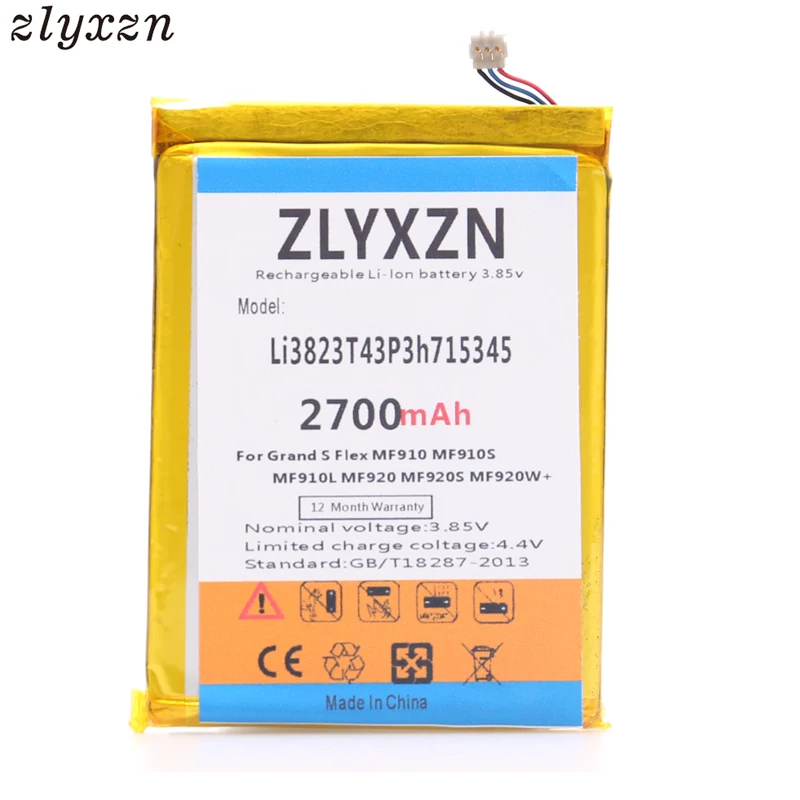 2700 мАч LI3823T43P3H715345 батарея для zte Grand S Flex/для MF910 MF910S MF910L MF920 MF920S MF920W +
