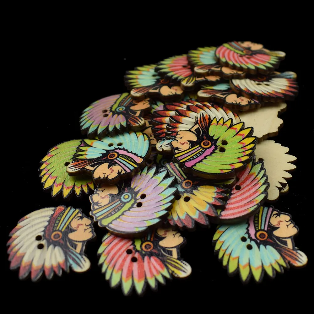 2 отверстия деревянные пуговицы для пришивания скрапбукинга одежда ремесла