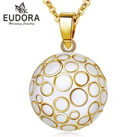 eudora 22mm gold harmony ball pregnancy chime ball necklace pendant mexcian bola pendant angel caller jewelry gift n14nb296b