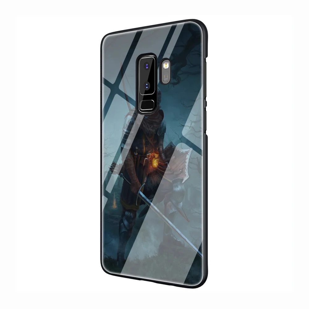 Dark souls закаленное Стекло чехол для телефона чехол для samsung Galaxy S7 край S8 9 10, 8, 9, 10, плюс A10 20 30 40 50 60 70 - Цвет: G9
