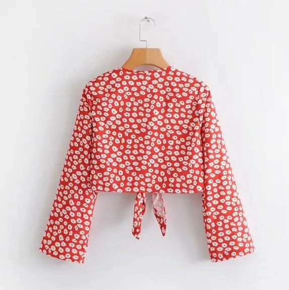 Пляжное кимоно с цветочным принтом в виде маргариток рубашка галстуком бабочкой