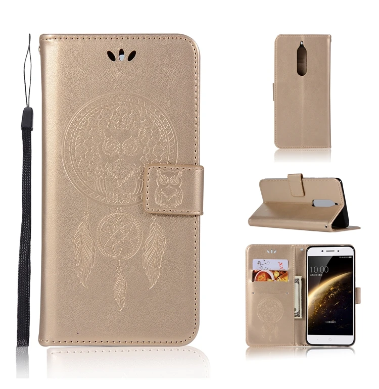 Телефон Etui для Coque Nokia 5 чехол Роскошные Сова кожаный бумажник откидная крышка для Nokia 5 Nokia5 Корпус Capinha