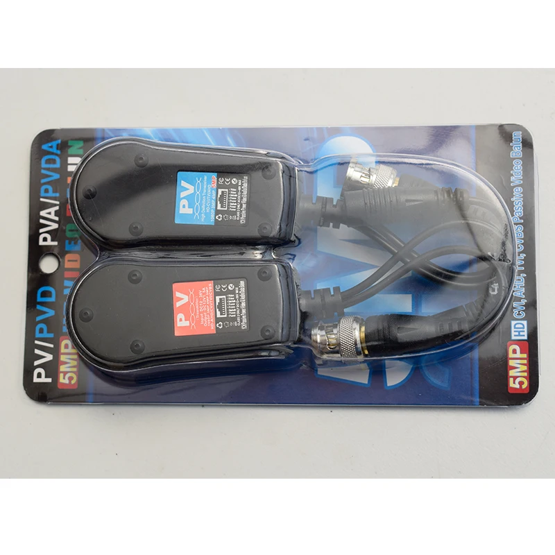 5 мегапиксельная HD пассивная передача данных и аудио Balun RJ45 конвертер связи для