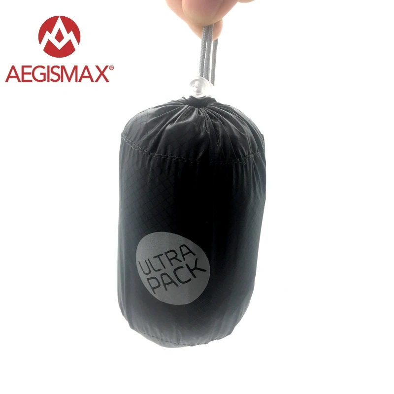 Aegismax рюкзак Сверхлегкий складной Открытый рюкзак путешествия и спорт 20D нейлон Водонепроницаемый Кемпинг Туризм сумка 18L