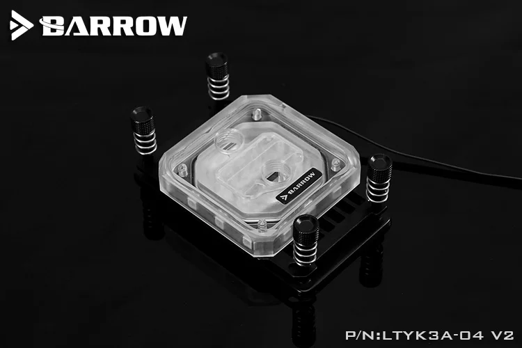 Курган LTYK3A-04-V2, для RyzenAMD/AM4/AM3 cpu водяные блоки, LRC RGB v2 акриловый микрорежущий микроводный блок водяного охлаждения