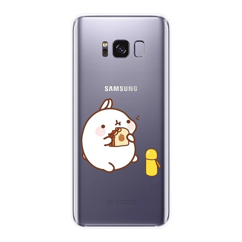 Силиконовый чехол для телефона Samsung Galaxy Note 9 8 5 4 мягкая задняя крышка с милым