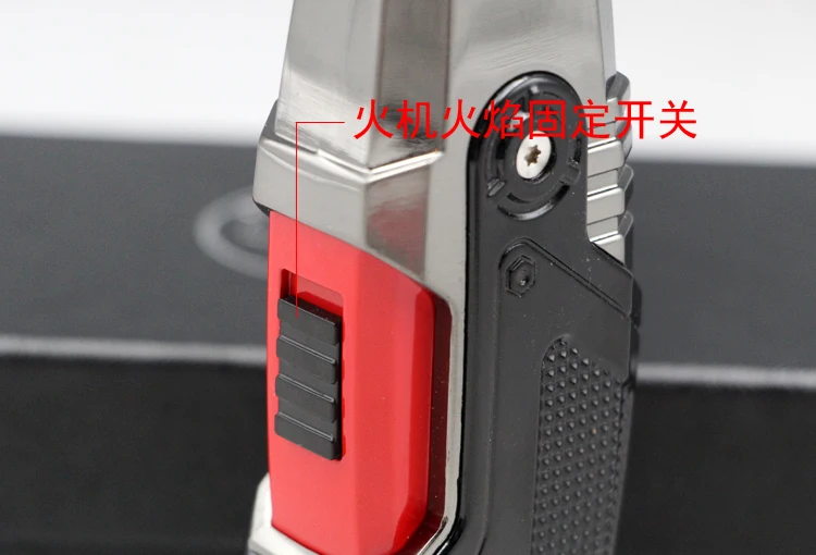 GUEVARA металлический 2 факел Jet Flame настольная Зажигалка для сигарет подходит COHIBA |
