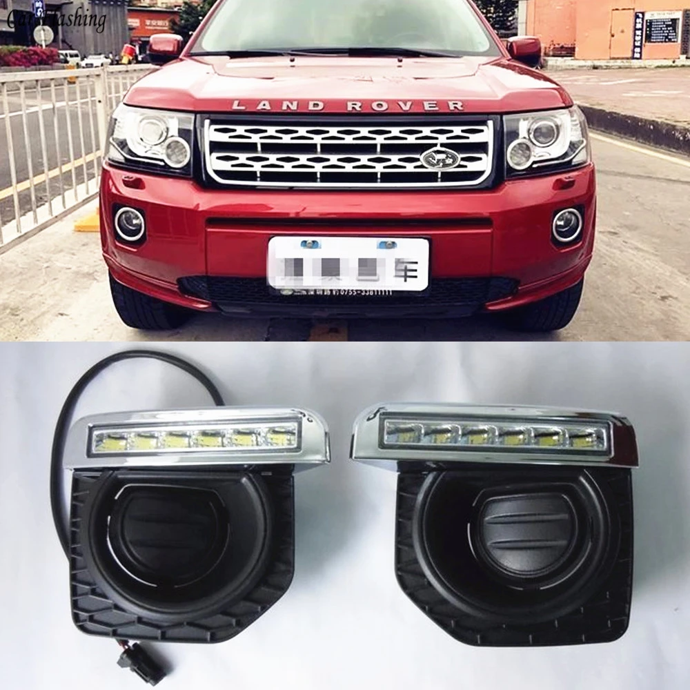 Автомобильная проблесковая 1 набор 12V ABS светодиодный DRL Габаритные огни дневного
