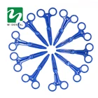 Стоматологические Одноразовые щипцы Hemostats, стоматологическое оборудование, пластиковые ножницы для стоматологической лаборатории, 12 шт., бесплатная доставка