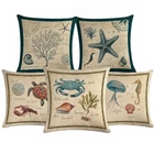 Ретро фон Стиль узор накидки на подушки, декоративная подушка для дивана чехол современные печатные подушки Чехлы хлопковый льняной домашний текстиль