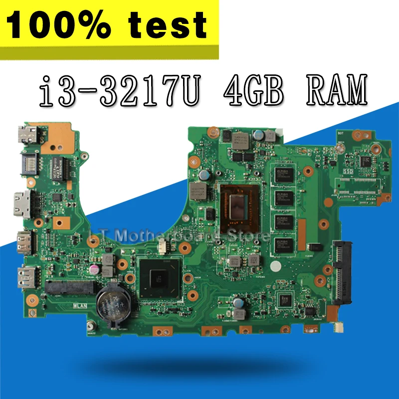 Отправка платы+ Материнская плата X402CA i3-3217U 4 Гб ОЗУ REV 2,1 Для ASUS X502C X402C F402C материнская плата для ноутбука X402CA тест материнской платы ОК
