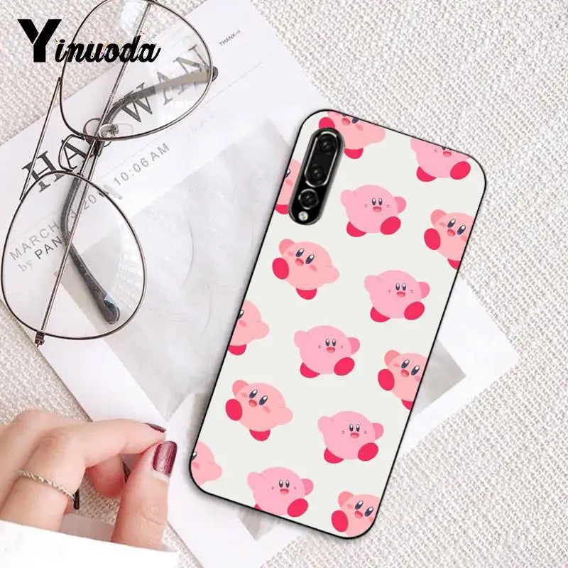 Yinuoda Game Kirby Series Cover Black Soft Shell Phone Case for Huawei P9 P10 Plus Mate9 10 Mate10 Lite P20 Pro Honor10 View10 | Мобильные