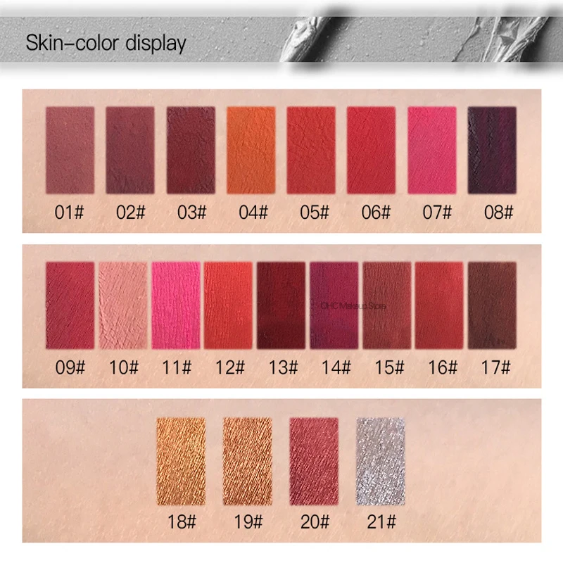 Набор матовых жидких помад блеск для губ тинт татуировка ню долговечная