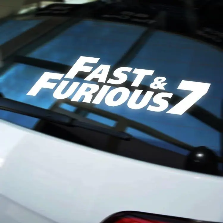 100 шт. оптовая продажа автомобиль укладки Форсаж 7 автомобиля Стикеры Средства