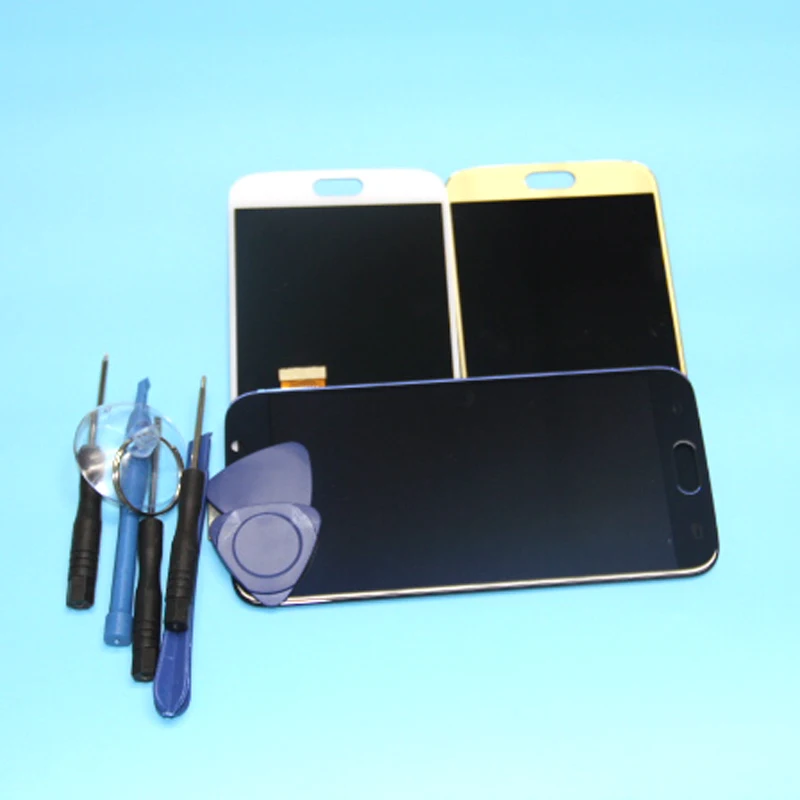 G920 lcd For Samsung S6 LCD G920F Disaplay Screen Touch Digitizer Assembly | Мобильные телефоны и аксессуары