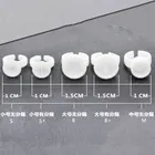Одноразовые кольца для клея для наращивания ресниц, клейкие кольца, пигмент для татуировок, Набор держателей, набор инструментов для макияжа, устройство для накладных ресниц, 100 шт.