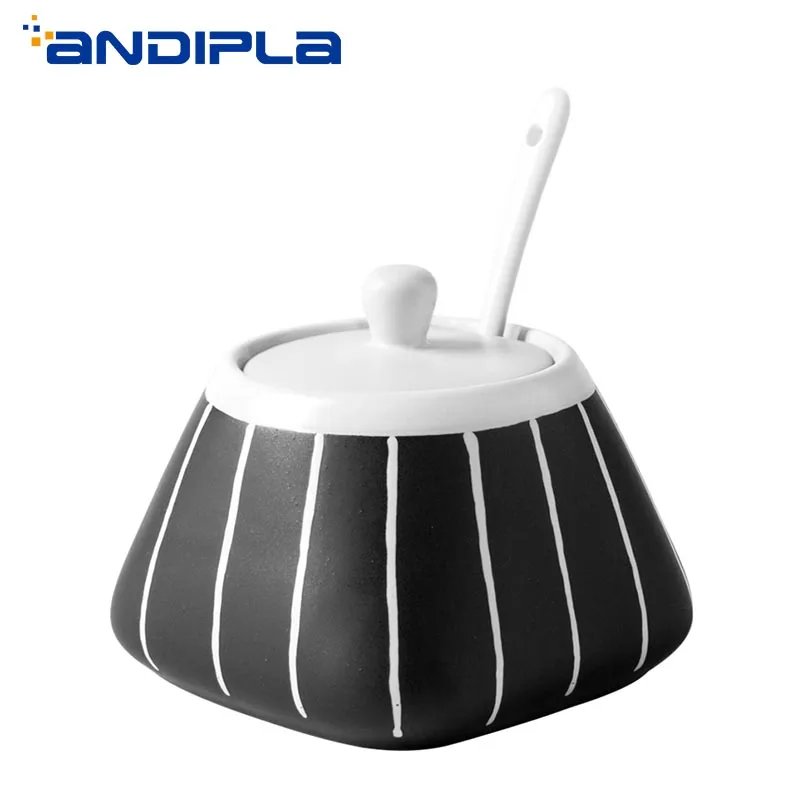 Творческий японский стиль керамика для масел соль сахарница дома Соусники