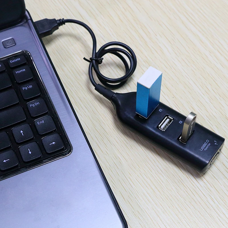 Высокоскоростной usb хаб для ноутбука с 4 портами USB 2 0 тонкий маленький мини