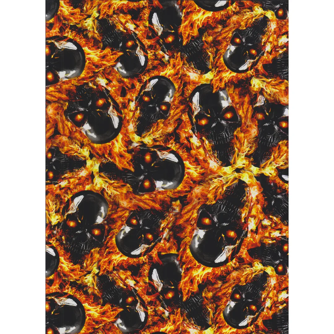 Высокого качества с рисунком черепа гидрографика гидрографическая пленка Аква