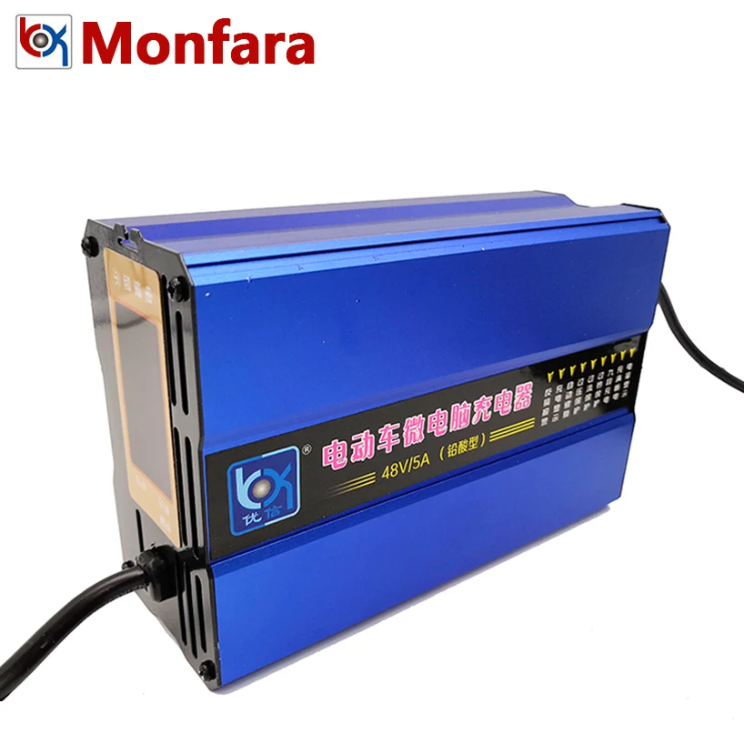 Интеллектуальное зарядное устройство 48 В 5A для электрический автомобиль