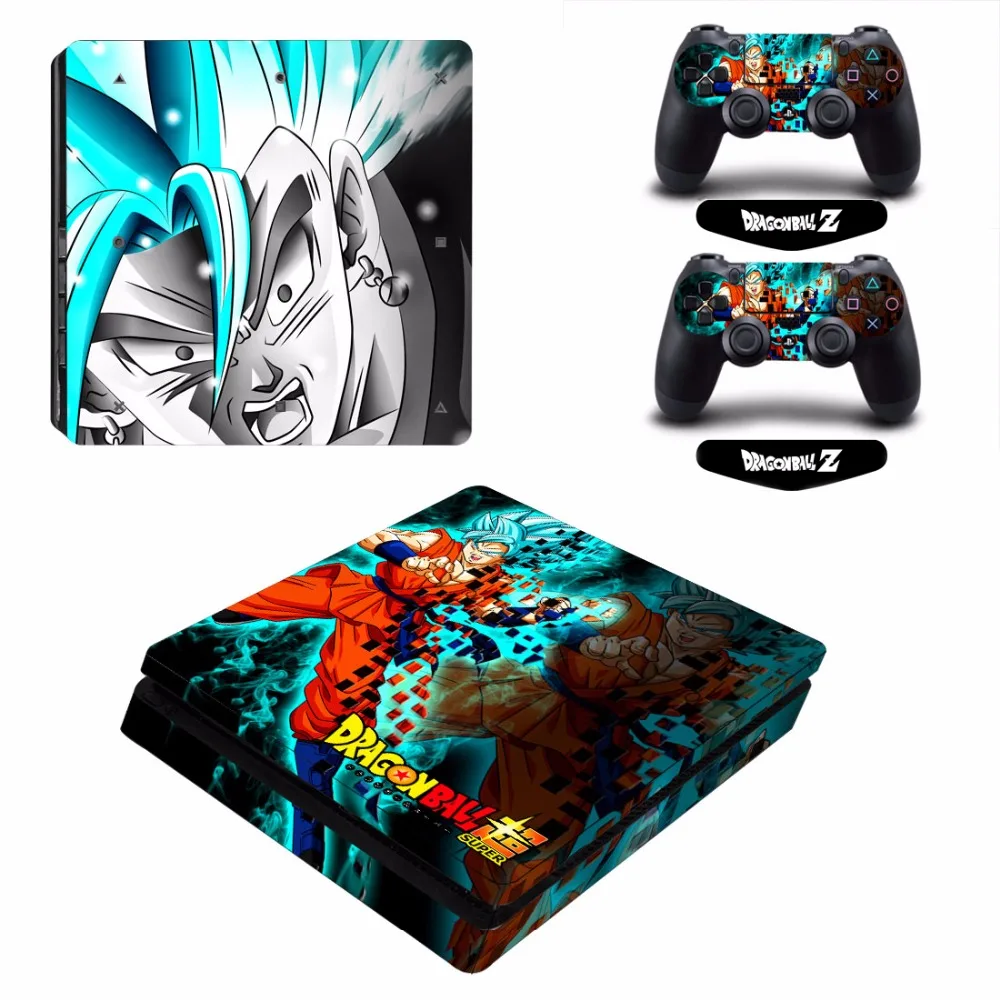 Виниловый чехол ARRKEO Dragon Ball Super Saiyan наклейка на кожу для Sony PS4 PlayStation 4 тонкая